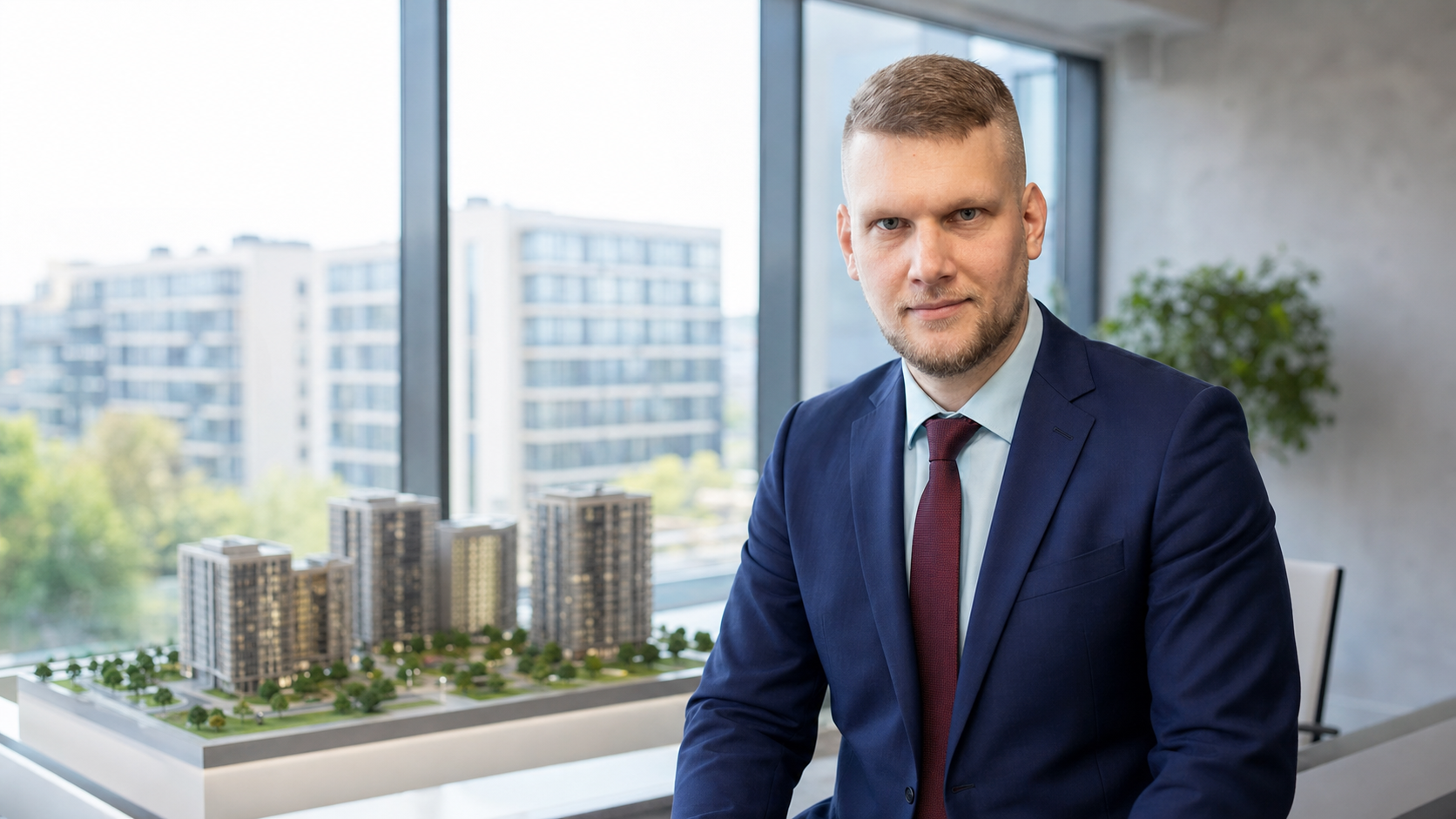 Дмитрий Шафоростов в офисе